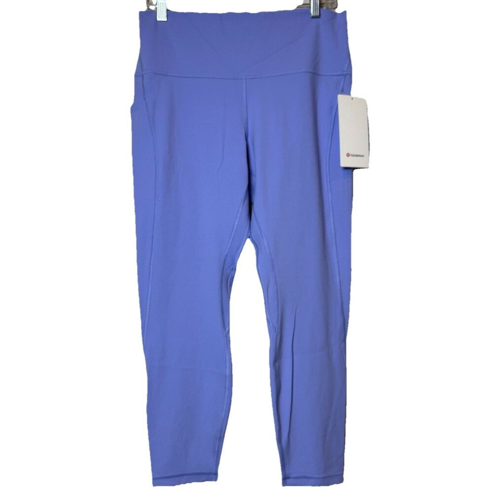 Lululemon Align High Rise Pant Pockets 25” Dusty Lilac Purple Leggings Women 14